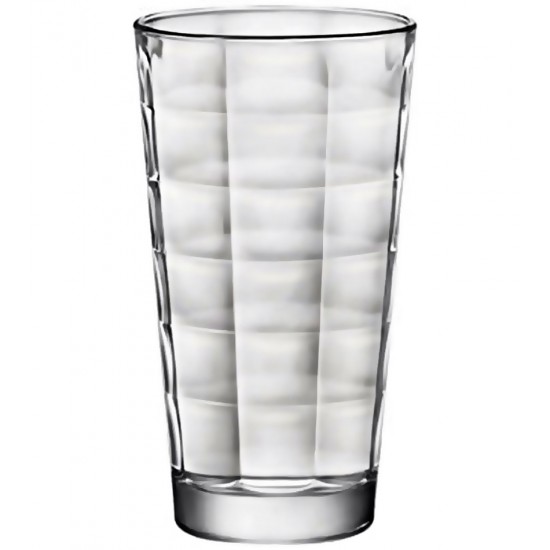 Jogo 6 Copos 375ml Long Drink Cube Bormioli Rocco Em Vidro
